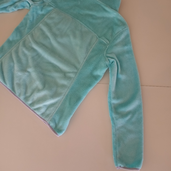 Free Country Mint Green Pullover Fleece Sweater Junior Women's Size Medium - Picture 8 of 16